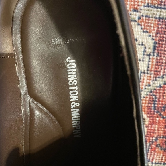 Johnston & Murphy Brown Leather Brogue Oxfords - Picture 2 of 5